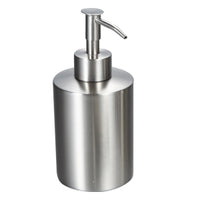 Stainless steel soap pump.