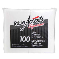 Table Accents Napkins 2 thick. pk100
