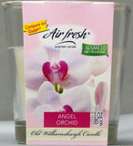 Air Fresh bougie parfumée (fleur d'orchidée) 3 oz