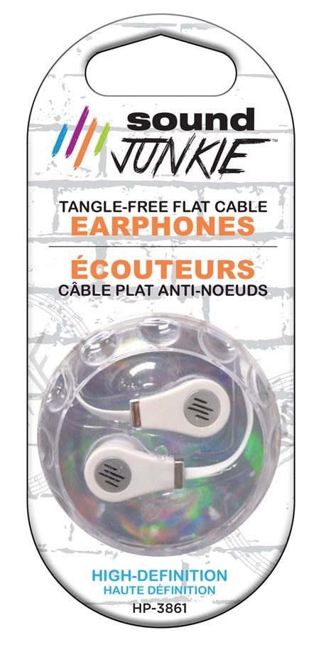 Sound Junkie écouteurs anti-nœuds - blanc