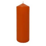 3x9" pillar (pumpkin orange)