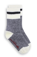 Children's classic wool socks (grey/black)