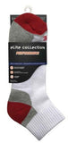 Elite Collection Men's Performance Socks pk3 (white asst. colour)