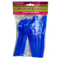 Colored utensils pk24 - royal blue