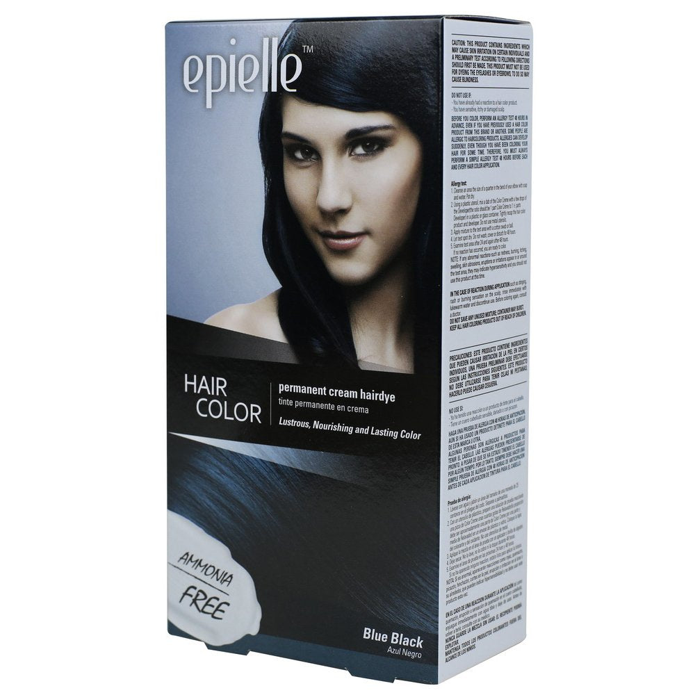 Epielle coloration à cheveux pour femmes (bleu noir)