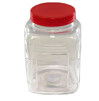 Pot with red lid 2.6L