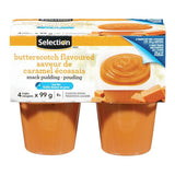 Selection Butterscotch flavored pudding 99g pk4
