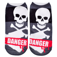 Adult/Teen Print Socks (Danger)