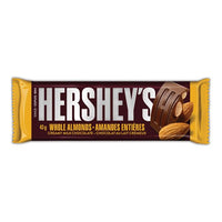 Hershey whole almonds 43g