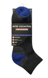 Elite Collection men's performance socks pk3 (black asst. colour)
