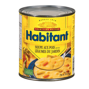 Habitant pea and vegetable soup 796ml