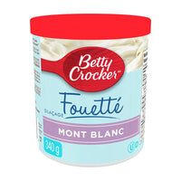 Betty Crocker Glaçage fouetté Mont Blanc 340g