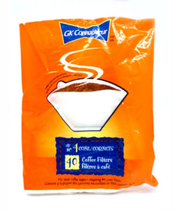 Filtres à café cornets #4 pk40