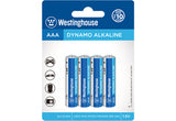 Westinghouse batterie AAA alcaline 1,5 volts (lr03-bp4 aaa-4a)