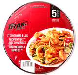 Titan Foil cook-n-carry rond 7" pk5