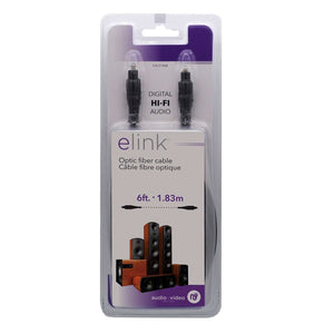 eLink Câble fibre optique 6'