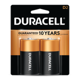 Duracell Alkaline Batteries (D-2 Hard)