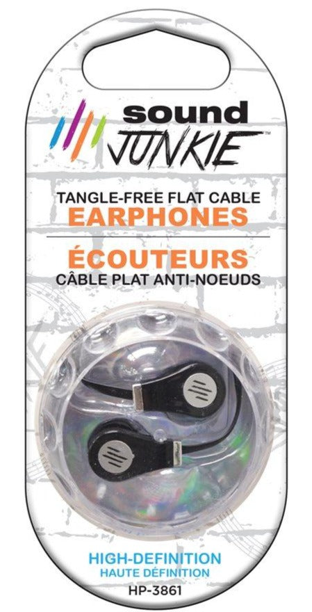 Sound Junkie écouteurs anti-nœuds - noir