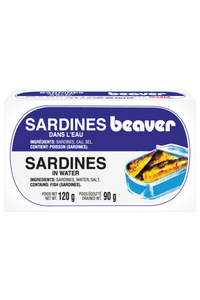 Sardines in water 120g