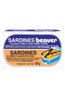 Sardines in chili sauce 120g