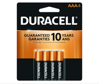Duracell AAA alkaline battery (AAA-4 DUR)