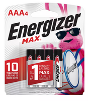 Energizer batterie alcaline AAA (AAA-4 ener)
