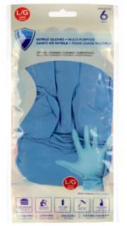 Sani Guard nitrile gloves pk6 (L)