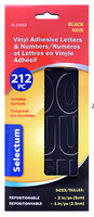 Selectum vinyl numbers and letters pk212
