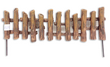 Rustic fence 6-7/8"