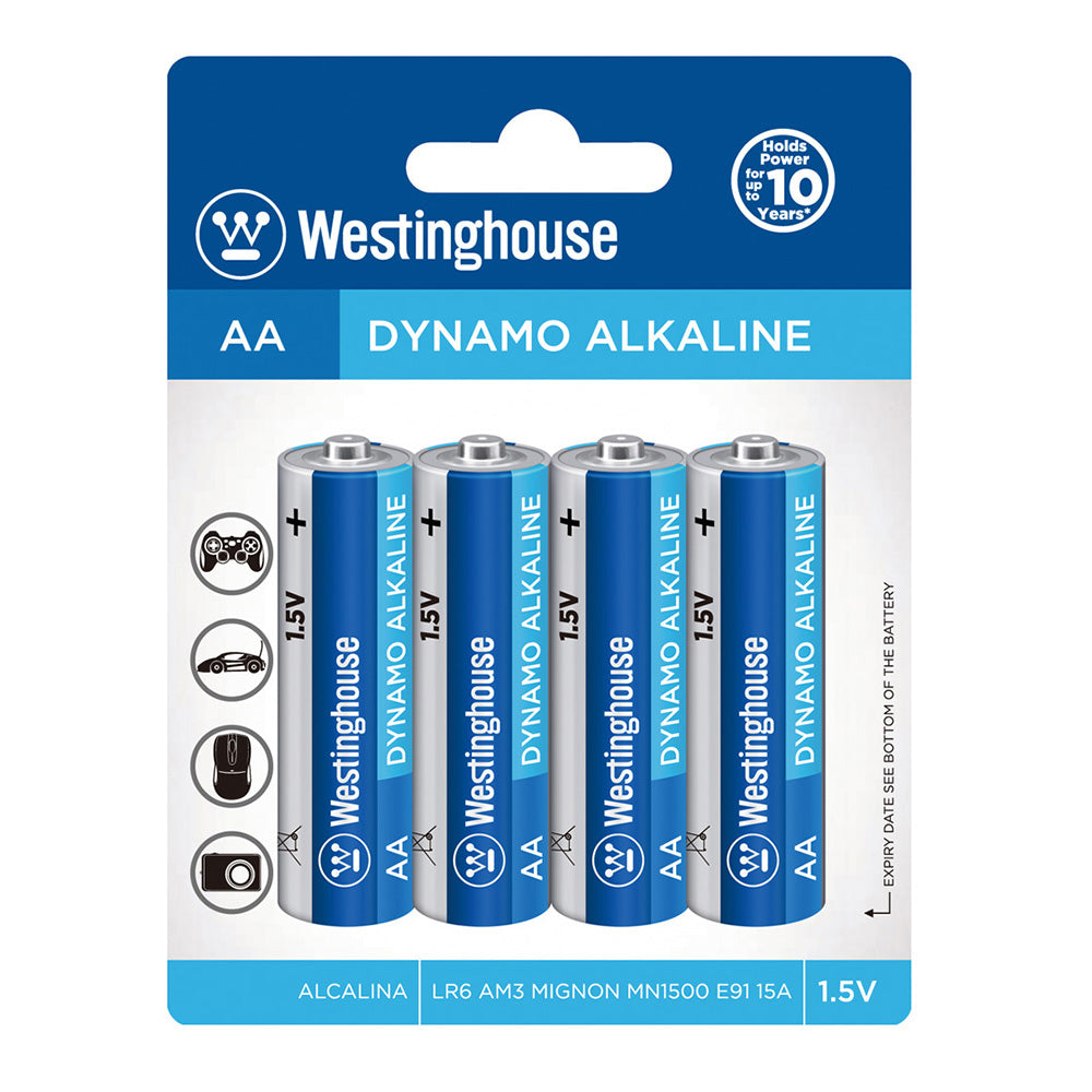 Westinghouse batterie AA alcaline (LR6-BP4)