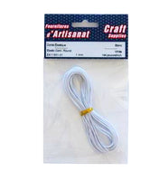 Elastic cord (1mm.) 144 in. white