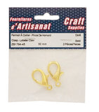 Pk2 lobster claw clasp - gold