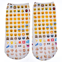 Chaussettes imprimées pour adulte/adolescent (Emojis)