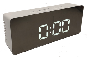 CM mirror alarm clock (grey)