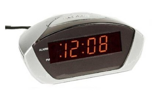 Alarm clock LED display