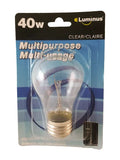 Ampoule 40w multi-usage blanc clair (p11140) - Dollar Royal