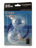 Ampoule globe sphère 25w blanc clair - Dollar Royal