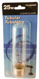Luminus clear tubular bulb 25w