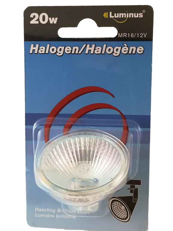 Ampoule halogène 20w (mr16/12v)