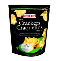 Krack-O-Pop Thin Crackers - Sour Cream & Onion 120g