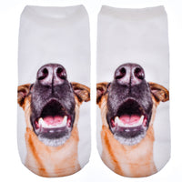 Adult/Teen Printed Socks (Dog Nose)