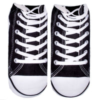 Adult/teen print socks (black shoes)