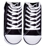 Chaussettes imprimées pour adulte/adolescent (souliers noirs)