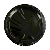 Paper plates pk8 - black (asst. sizes)