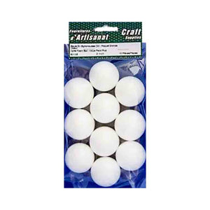 Hard styrofoam balls (2in.), white