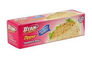 Titan sandwich bags pk50