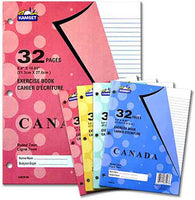 Paquet de 4 cahiers Canada 21.3''x27.6''