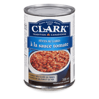 Clark Fèves au lard à la sauce tomate 398ml