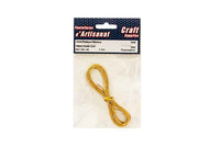 Elastic cord (1mm.) 72in. golden metallic