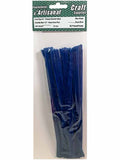 Package of blue pipe cleaners (12in.)